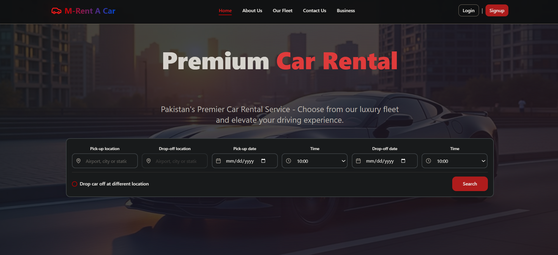 Rent a Car Platform